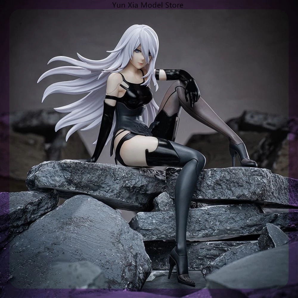 Nier Automata 2B A2 9S Sitting Position Game Figure Mechanical Lifeform Statue Collection Desktop Decoration Ornament Toys Gifts