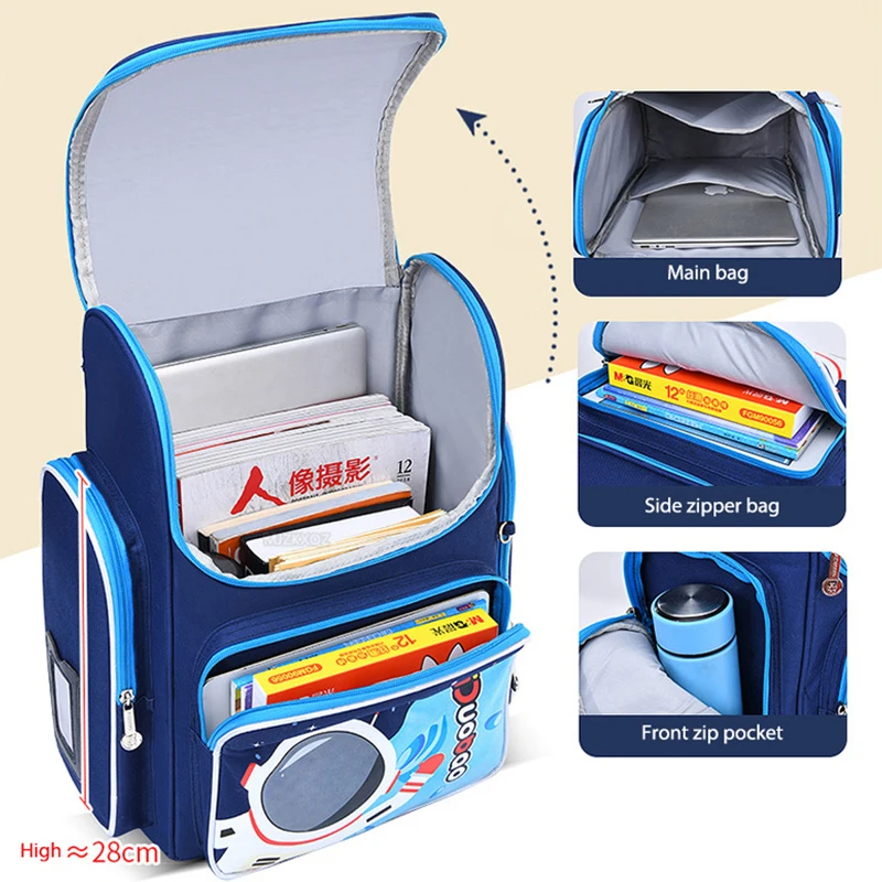 New Kids Cartoon Schooltas Voor Jongens Waterdichte Rugzak Kinderen Orthopedische Primaire Meisjes School Rugzak Mochilas Infantil Sac