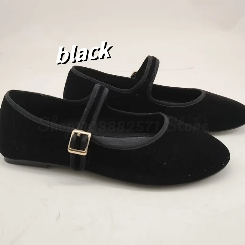 

Однотонные женские туфли на плоской подошве, женские повседневные кроссовки с круглым носком и пряжкой, летние и весенние удобные женские туфли большого размера