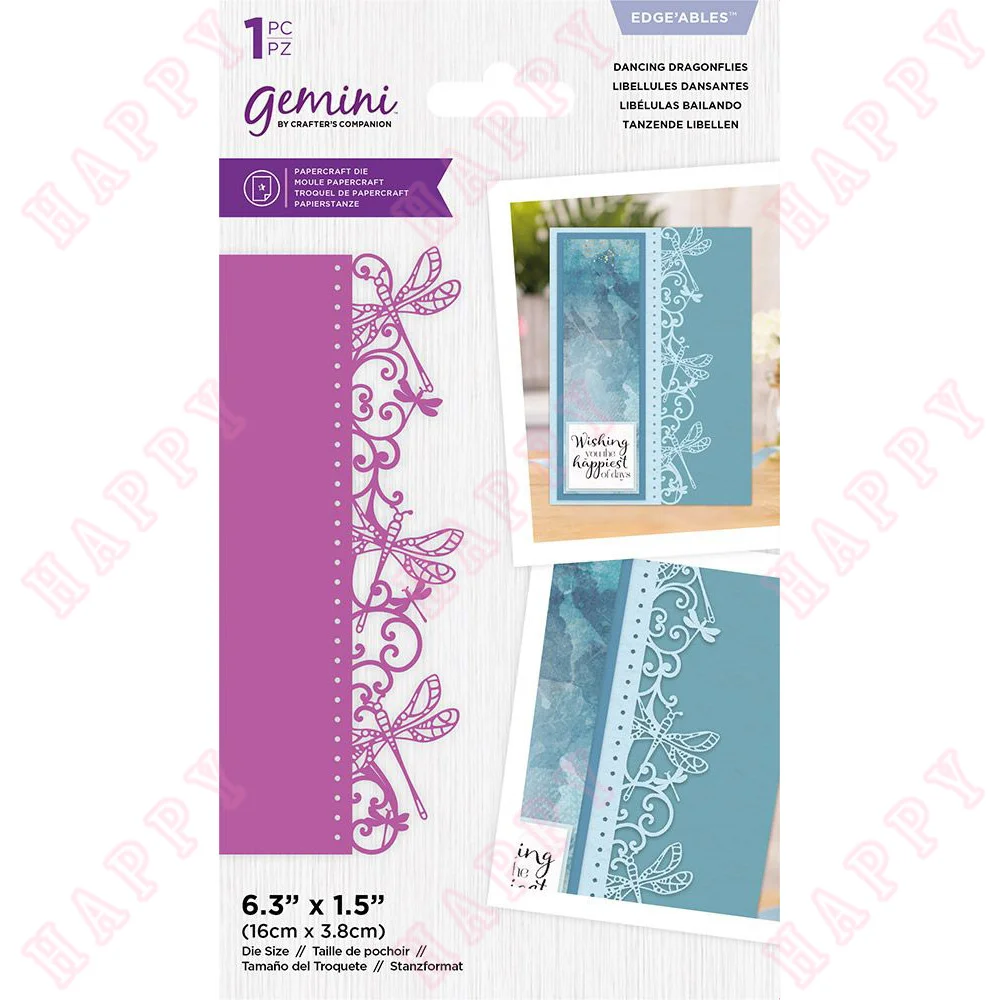 

2022 New Dancing Dragonflies Metal Cutting Dies Diy Scrapbook Paper Card Making Album Diary Crafts Decoration Embossing Molds