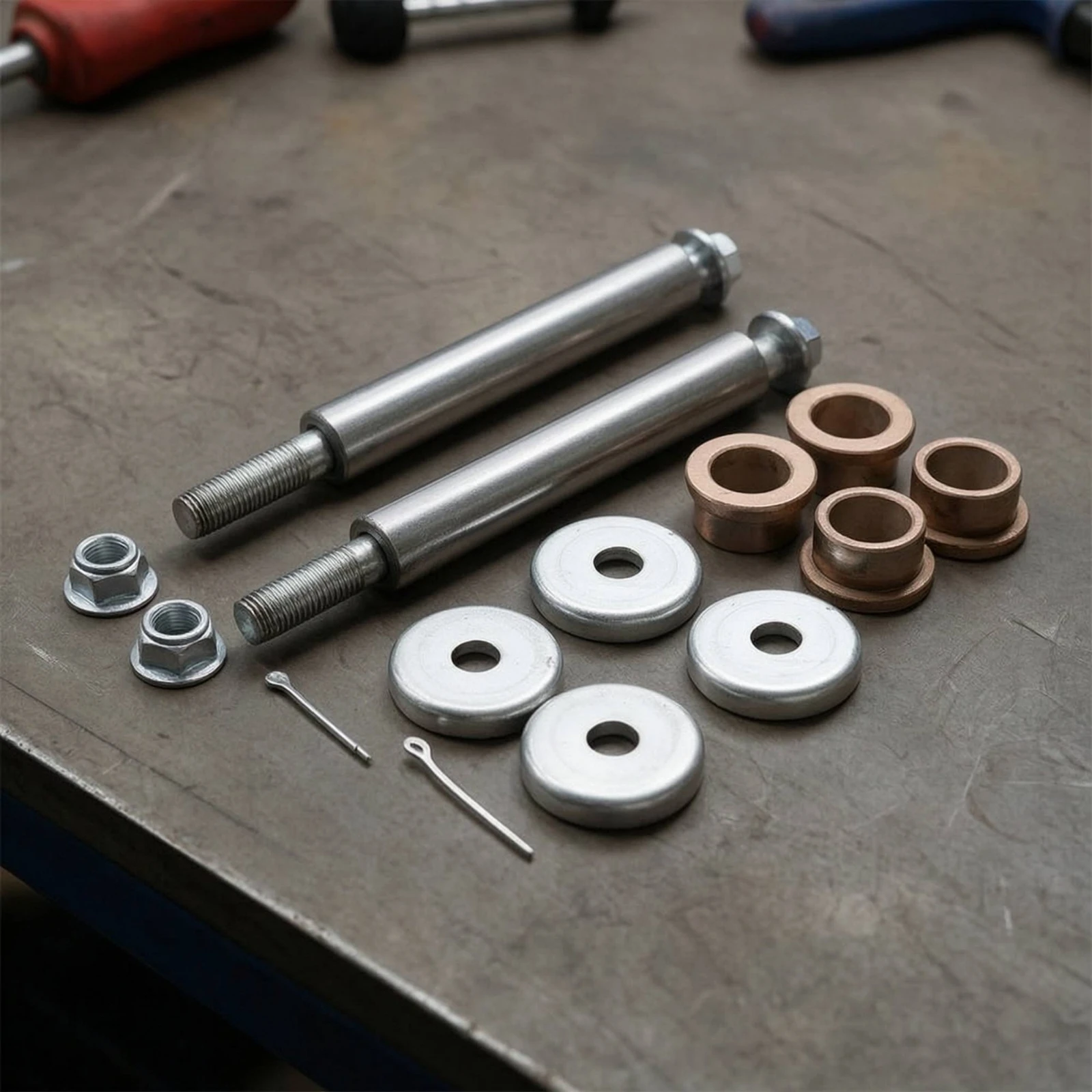 steering-spindle-bushing-repair-kit-long-lasting-steering-spindle-bushing-rebuild-kit-hardware-wear-resistant-shiny