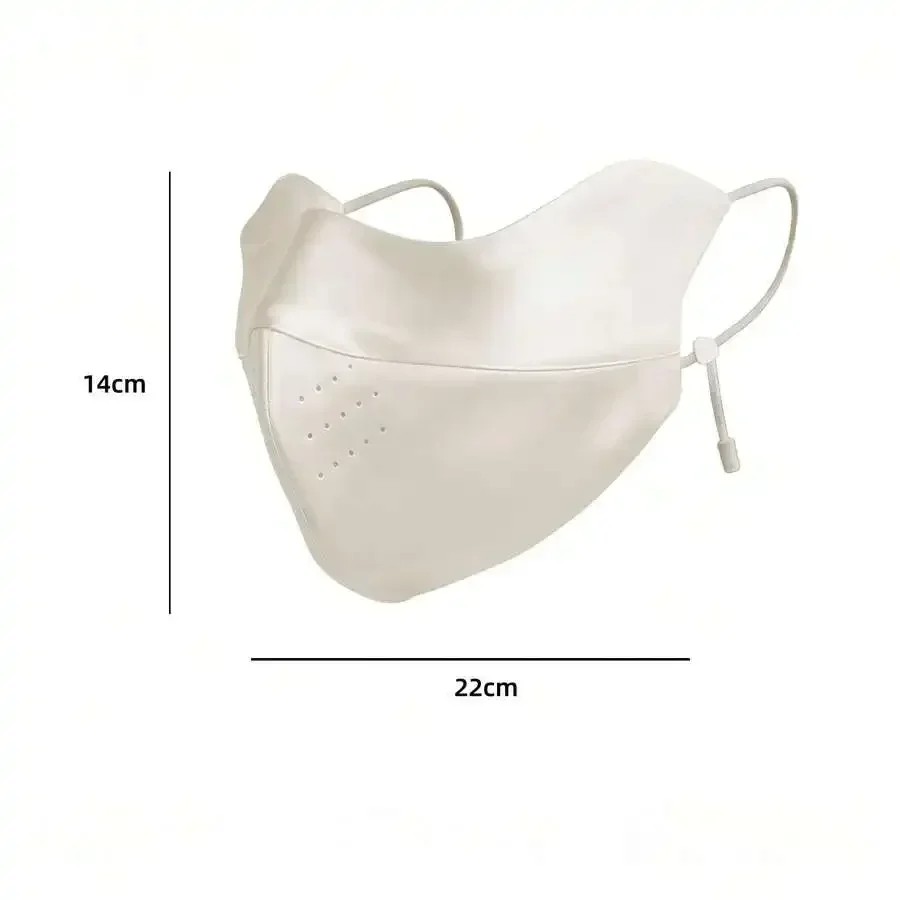 

3D Silk Sunscreen Mask Breathable UV Protection Face Cover