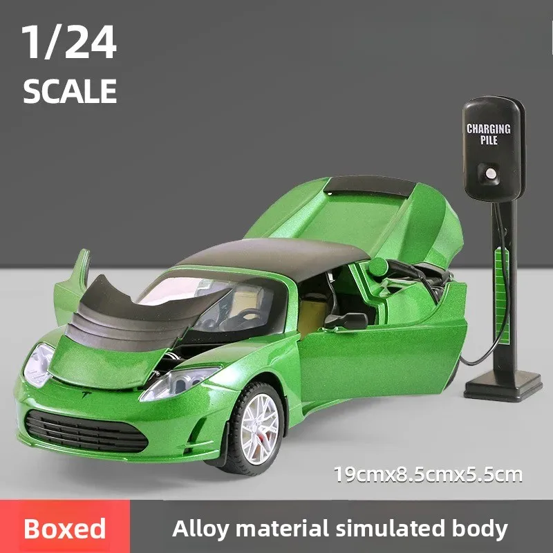 1:24 Space Sports Car High Simulation Diecast Metal Alloy Model Car Sound Light Pull Back Collection Kids Toy Gifts