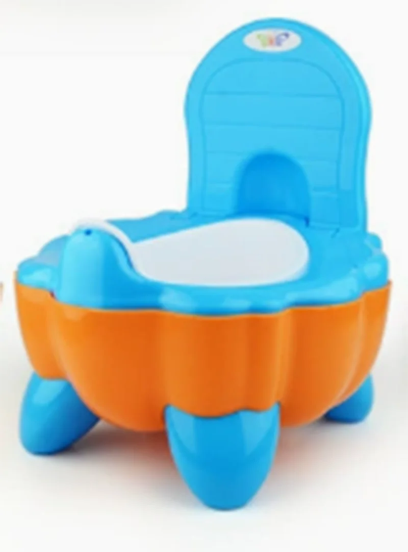 Toilette portatile a forma di zucca Toilette per vasino per bambini Cartoon Toilet Trainer per vasino per orinatoio Sedile per WC per bambini