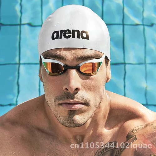 Imagen 2 del producto Arena Japón importado Cobra Racing gafas de natación marco pequeño recubierto para hombres y mujeres lente de policarbonato antiniebla competitiva