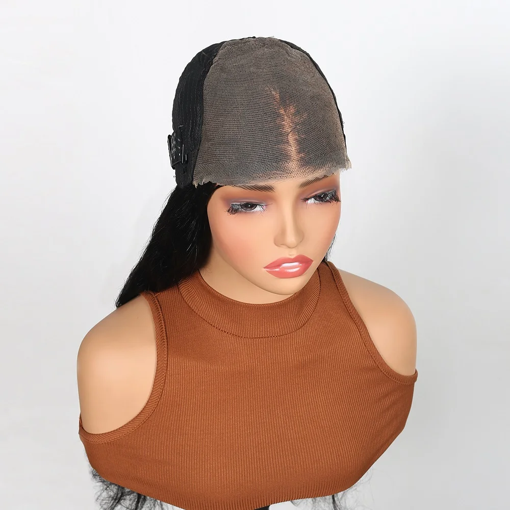 7x5 Прямые кружевные парики 32 дюйма 200% плотность Wear and Go Бесклеевые парики Человеческие волосы Предварительно выщипанные предварительно вырезанные кружевные парики
