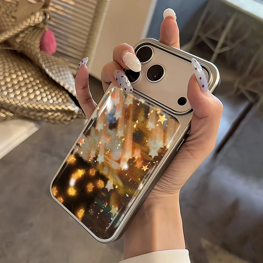 Neue Meteor Star Drop Glue INS Hülle für iPhone 15 17 13 Pro Max Phone 11 12 13 ProMax 14 15 16 Plus Hüllen Stoßfest Niedliche Coque – Detail 13