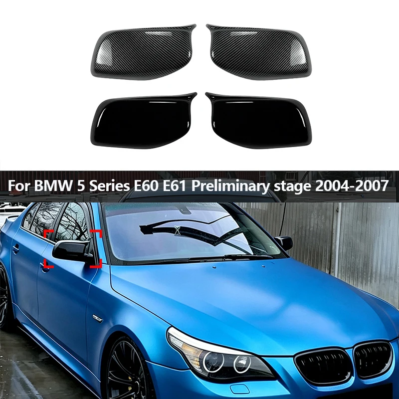 For BMW 5 Series E60 E61 2004-2007 Car Early horn mirror housing rearview mirror housing Exterior decoration Modification