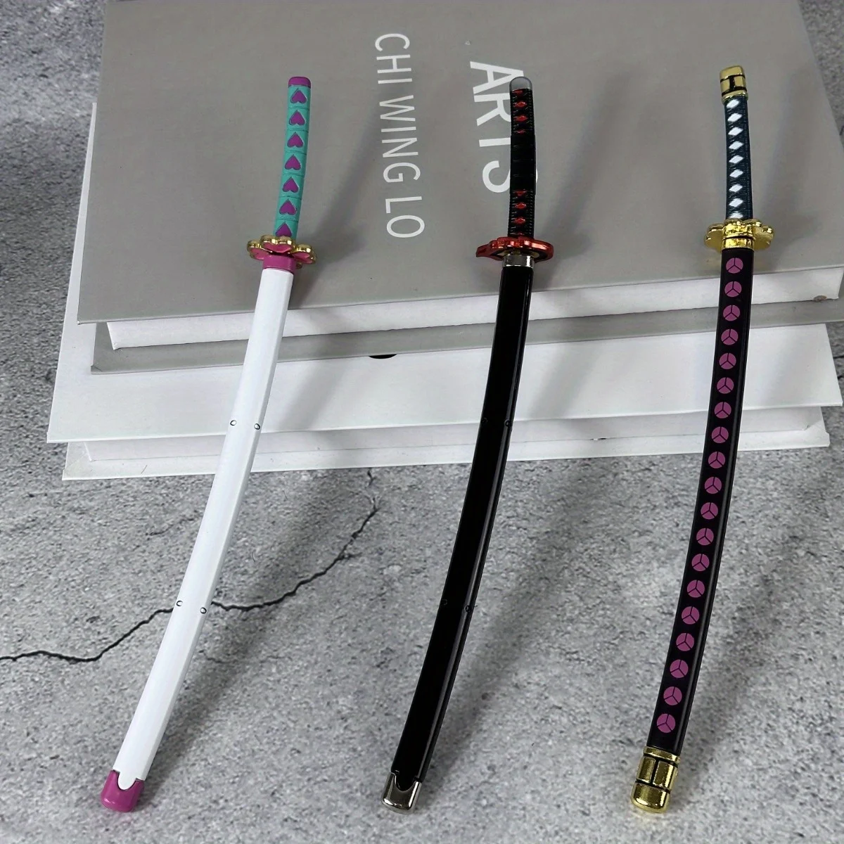 10in Mini Tanjirou Katana Ainme Kimetsu No Yaiba Real Japanese Katana Metal Demon Slayer Sword Small Original Samurai Sabre Gift