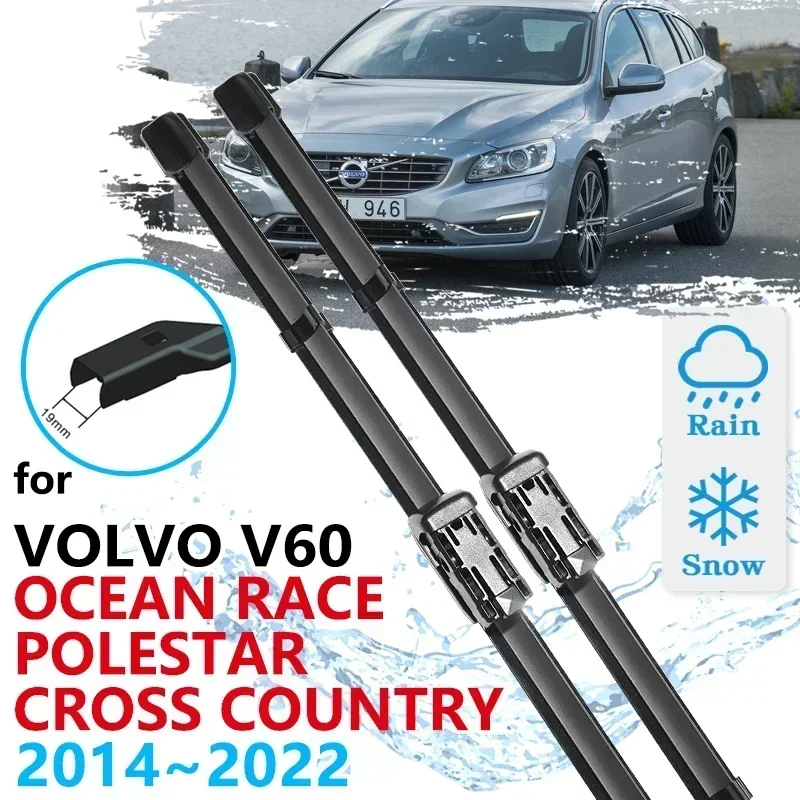 For Volvo V60 2011~2018 Ocean Race Polestar Cross Country Windscreen Windshield Accessories 2012 2013 2014 Car Front Wiper Blade