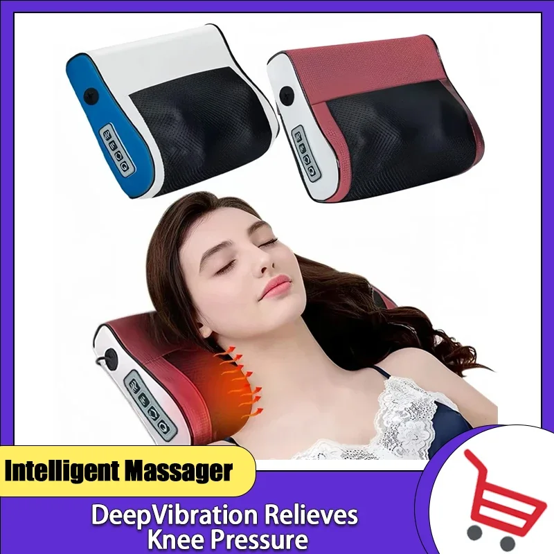 

Многофункциональный массажер для шеи и плеч, бытовой инструмент для разминания шеи и спины с 6-регулируемым функцией массажа горячего компресса