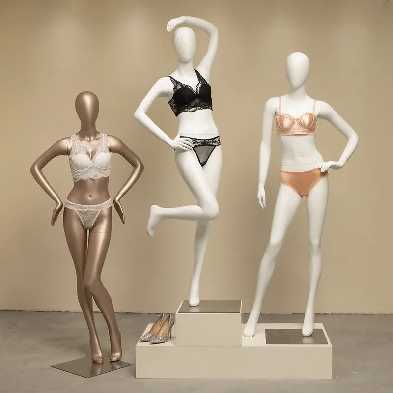 for Underwear Model Props Woman Whole Body Gathering Model Doll Bra Lingerie Window Sitting Display Stand Mannequin Dummy
