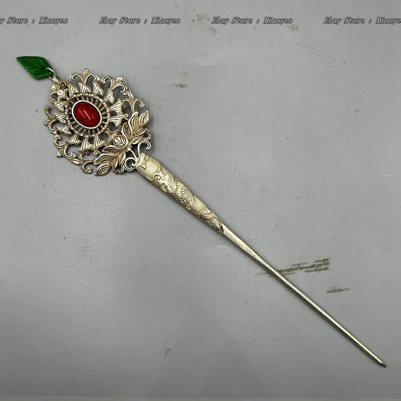 Antique Miao Silver Hairpin 5.51