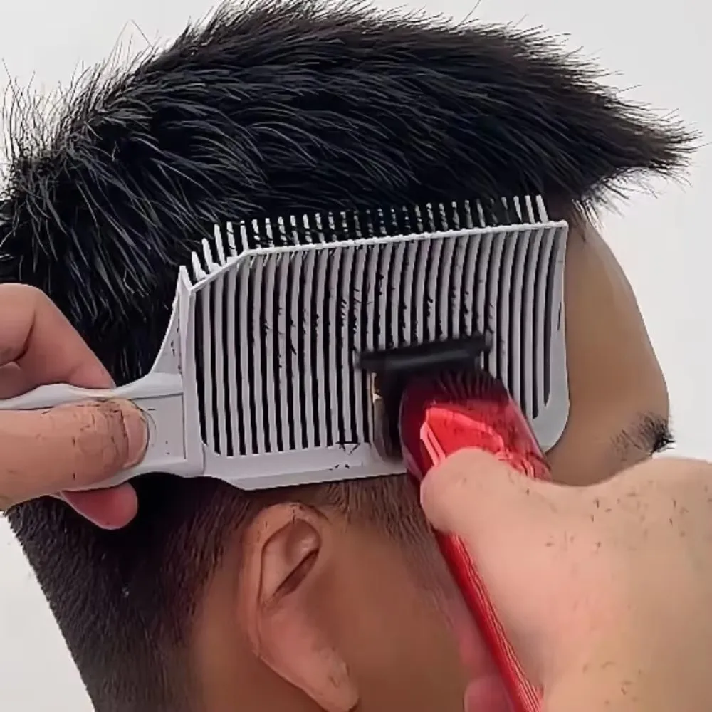 2Color Men Comb Hair Blending Combs for Fades Comb for Men Styling Arc Flat Comb Supplies Utility Man Positioning Wholesale 2026