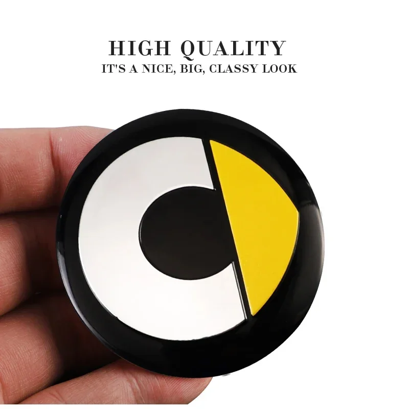 4 PCS 56mm Car Logo Hub Cap Metal Sticker Accessories for Smart Fortwo 451 450 453 EQ Forfour Coupe Cabrio view 2