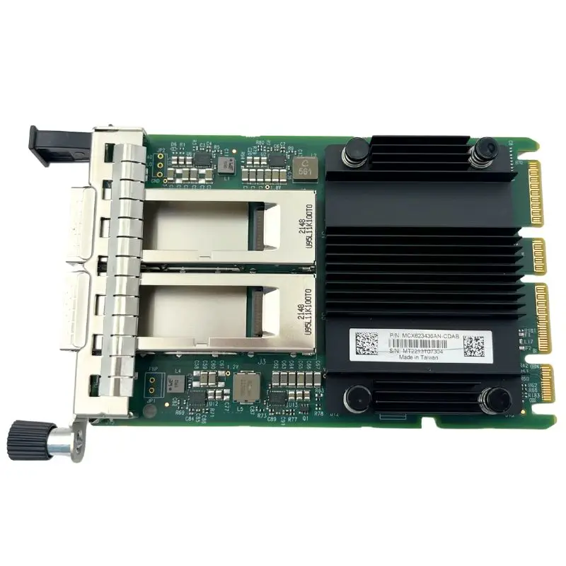 

Карта сетевого интерфейса Ethernet PCIe Gen4.0 X16 Хост-интерфейс Двухпортовая смарт-сетевая карта 100GbE Mellanox MCX623436AN-CDAB