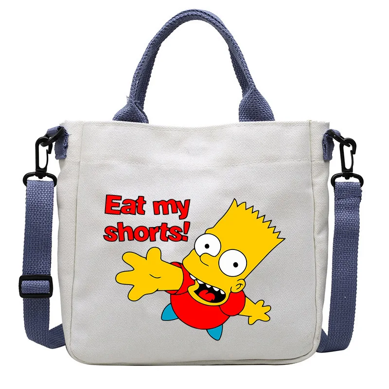 مضحك أنيمي السيدات سيمبسون نيفان حقيبة ملابس طالب حقيبة كتف حقيبة كروسبودي انفصال حزام الكتف حقيبة يد حمل حقيبة هدية #1