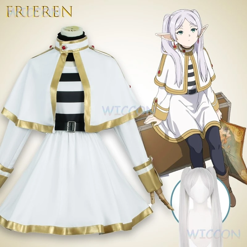 

Frieren Beyond Journey End Косплей Костюм Эльф Маг Фрирен Аниме Наряд Хэллоуин Вечеринка Cos Карнавал Взрослый Фестиваль Фотосессии