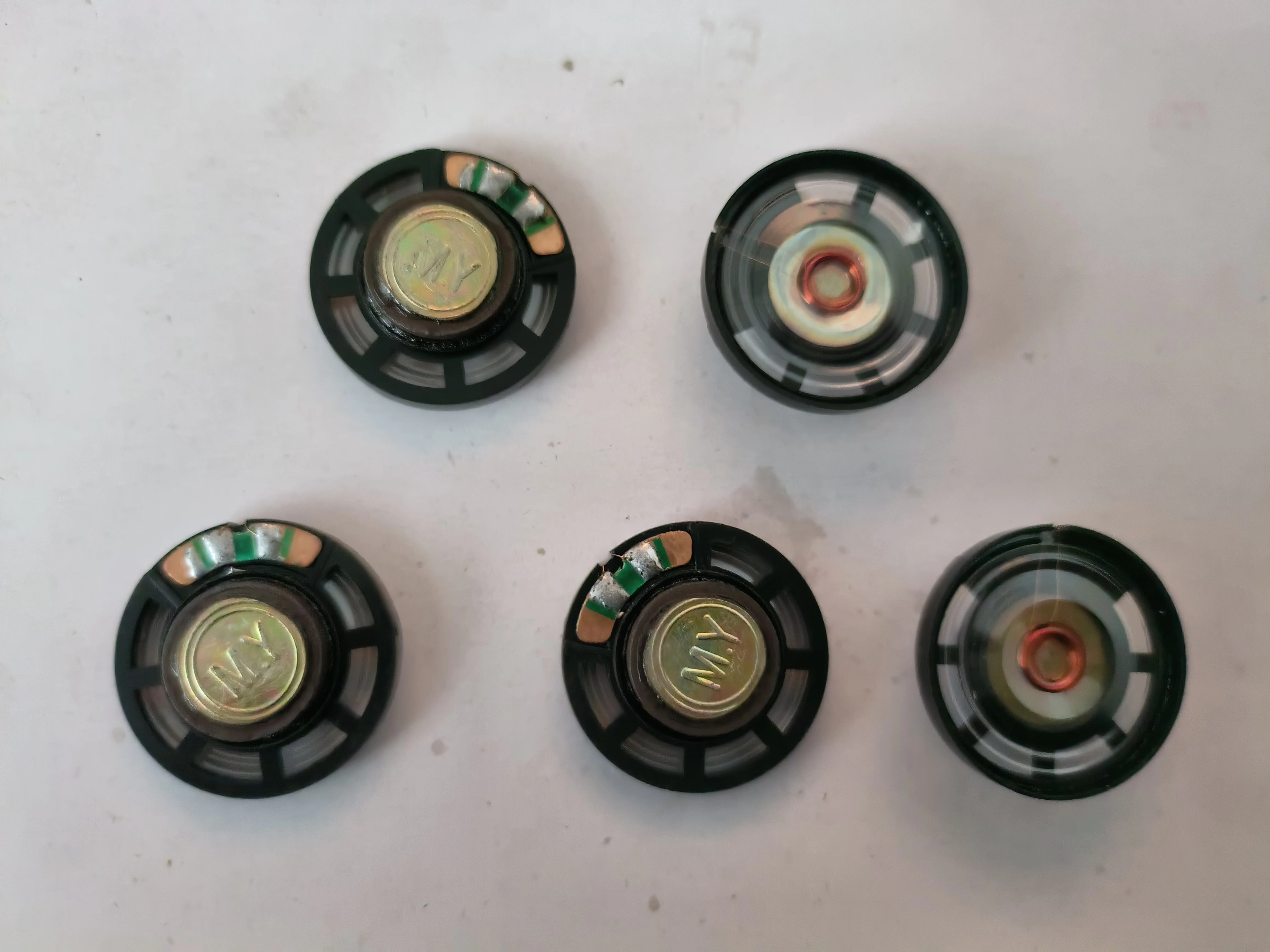 YYT 5PCS Toy plastic small speaker speaker 0.25W 8R 29MM 27MM external magnetic speaker MP3 voice small speaker