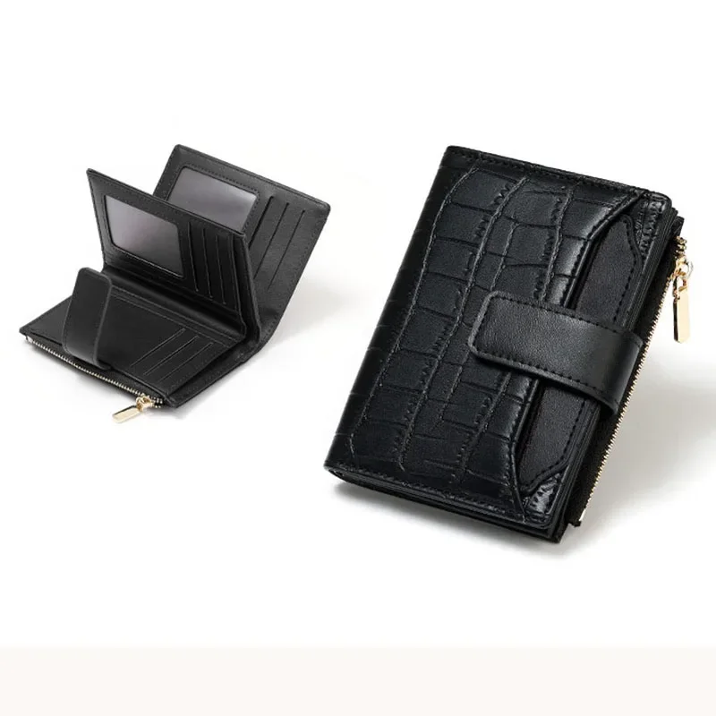 New Wallets Women's European and American Card Bag Zipper Mini Handbag Embroidered Mobile Phone Bag cartera mujer billeteras