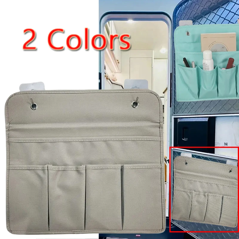 

1Pc Suitable For Caravan Entrance Door Kitchen Bedroom Door-Hanging Storage Bags Wall Organiser RV Anging Storage Bags Blue/Grey