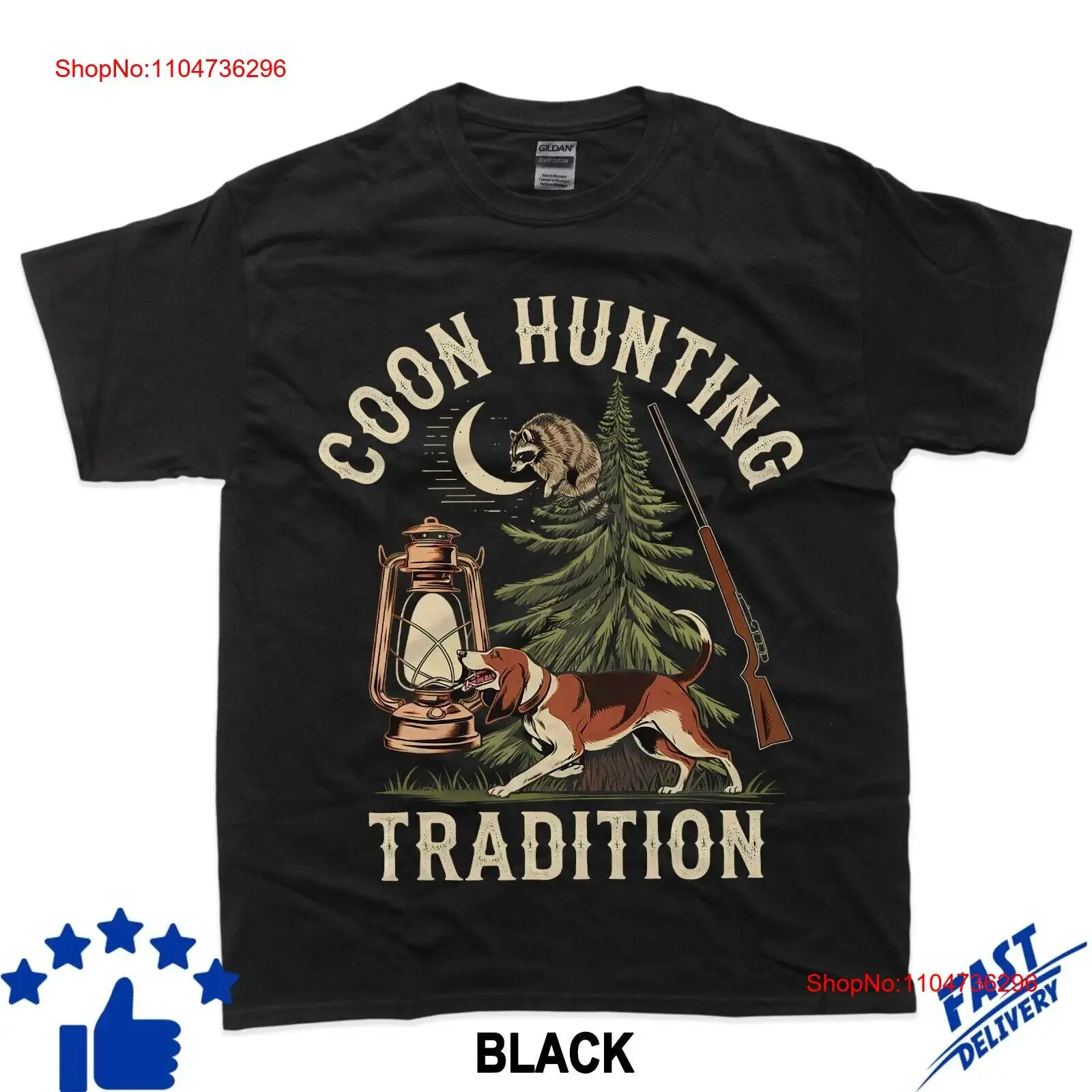 

Футболка Coon Hunting Night Patriotic Design for Hunters, винтажная стираная мужская повседневная дизайнерская одежда, топ для повседневной носки