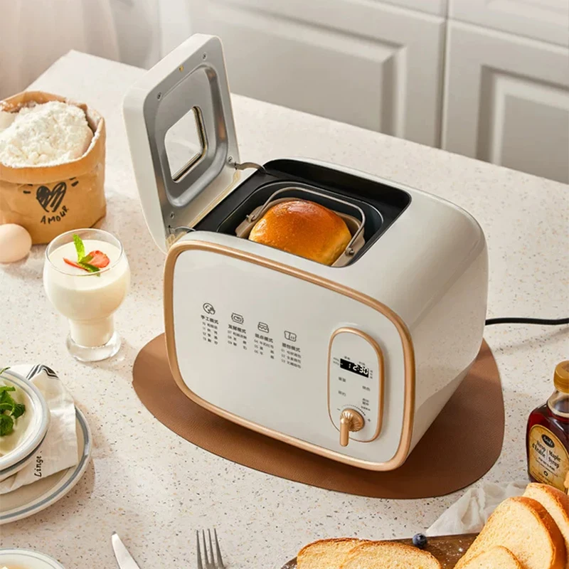 Picture 3: Compact Automatic Home Bread Maker Kneads, Proofs, and Bakes Steamed Buns—Multifunctional Breakfast Machine