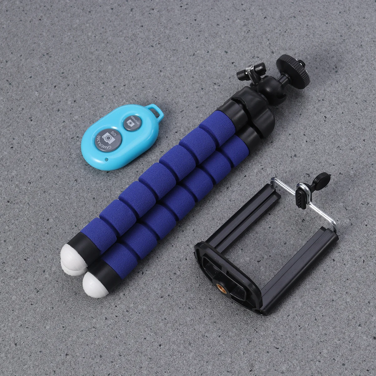 

Phone Holder 360 Rotation Big Mouth Clip Anti-Slip Extendable Selfie Stick Tripod For Smartphone Camera Portable Lightweight