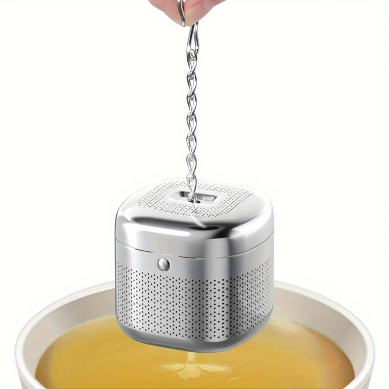 Tea Balls for Loose Tea, 304 Stainless Steel Extra Fine Mesh Tea Infusers for Loose Tea, Retractable Chain Design Tea Strainers