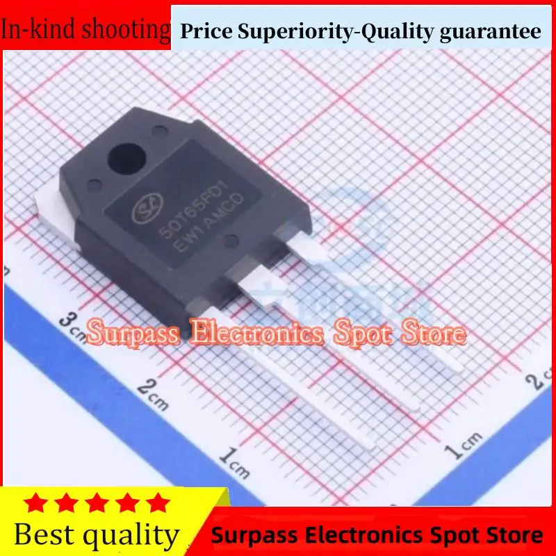 

10PCS-100PCS 50T65FD1 SGT50T65FD1PN IGBT 50A 650V TO-3P Price Superiority-Quality guarantee