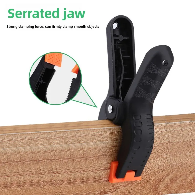 Multifunctional Nylon Spring Clamps A-shaped Quick Grip Clips for Woodworking Photography and Repair