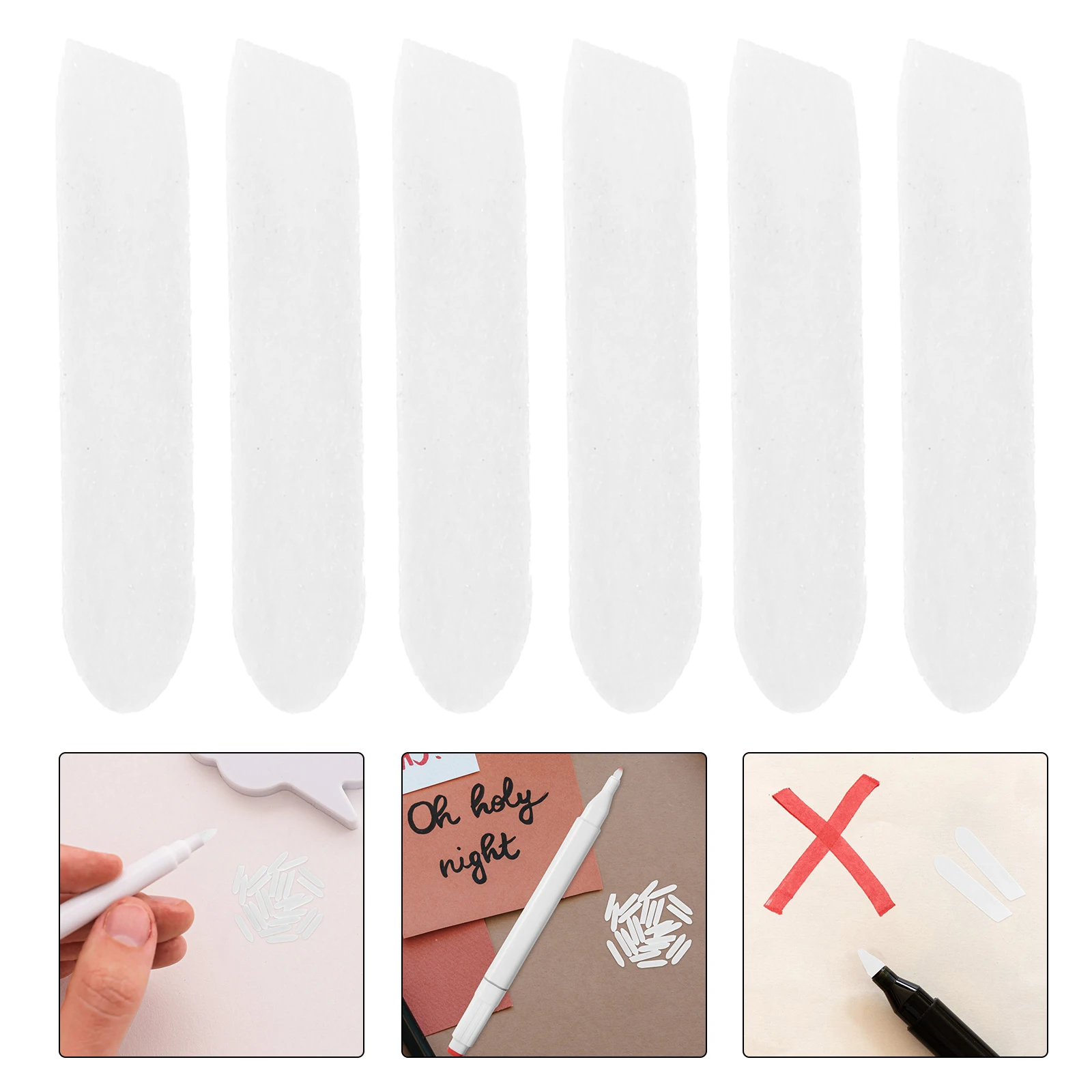 

20pcs Paint Pen Polyester Fiber Tips Permanent Points 4.5Mm Refillable Replacement Tips For Writing Drawing Marking
