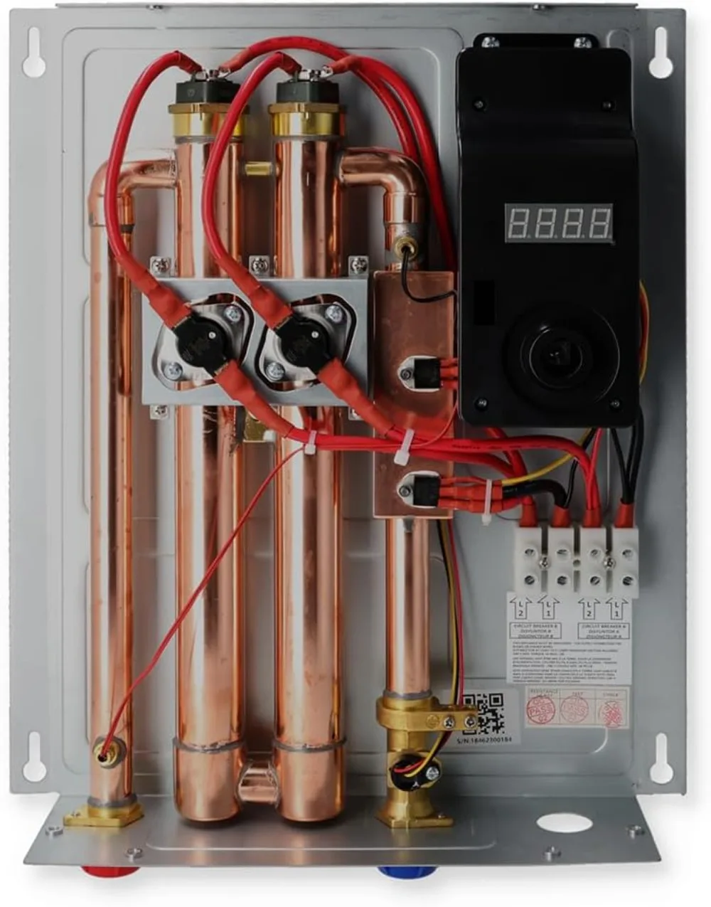 EcoSmart ECO 18 Electric Tankless Water Heater, 18 KW at 240 Volts with Patented Self Modulating Technology , 17 x 14 x 3.5