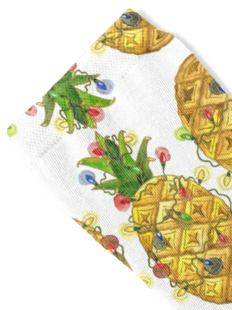 The Christmas Pineapple Socks Novelties shoes Children's moving stockings Luxury Woman Socks Men's