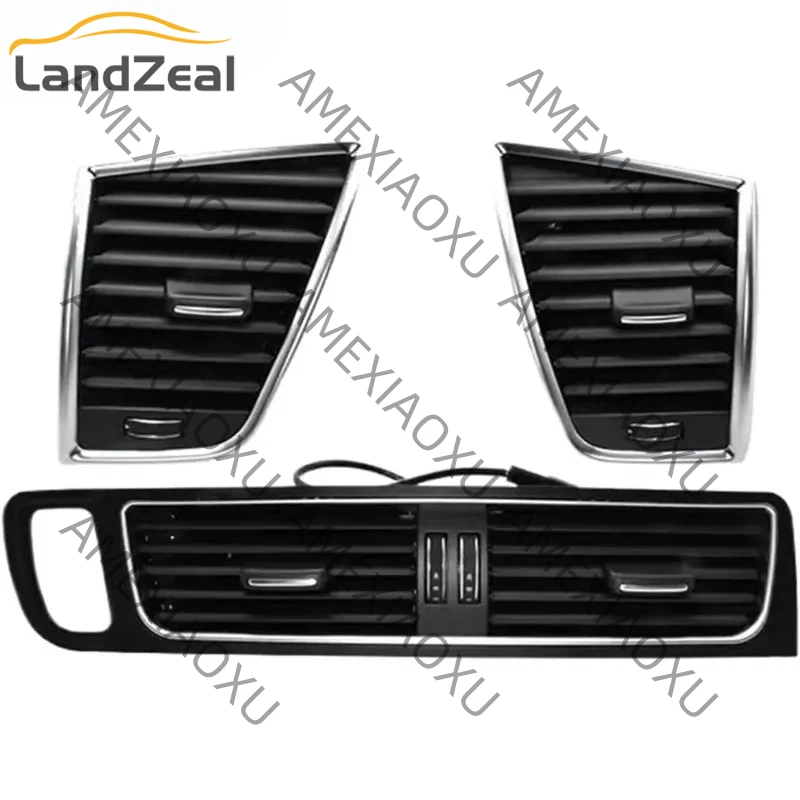 8R1820951 8R1820901 Left/Right/Middle/3set Front Dashboard Air Conditioner AC Vent Grille Outlet Assembly for Audi Q5 2009-2018