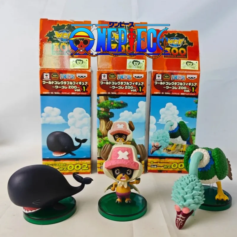 In Stock Bandai One Piece Wcf Zoo 1 Zoo Rab Joba Kung Fu Manatee Macaro Anime Surroundings Gift