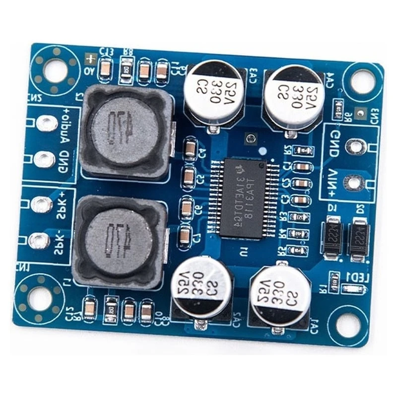 T23C For Home DIY DC 8V-24V TPA3118 60W Mono Digital Audio Power Amplifier Board Audio Amp Module