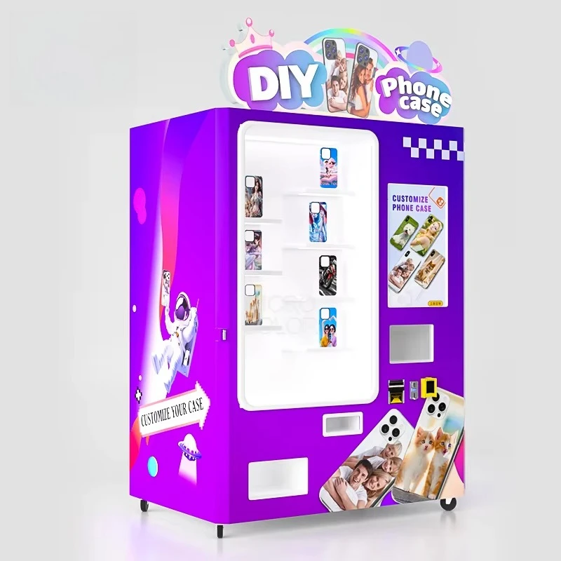 Distributore automatico di nuove tendenze Distributore automatico personalizzato per custodie per telefoni cellulari self-service
