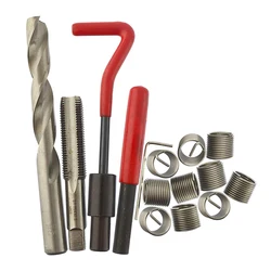 15pcs/20pcs/30pcs Metric Thread Repair Insert Kit M5 M6 M8 M10 M12 M14 Helicoil Car Pro Coil Tool Car Repair Tool