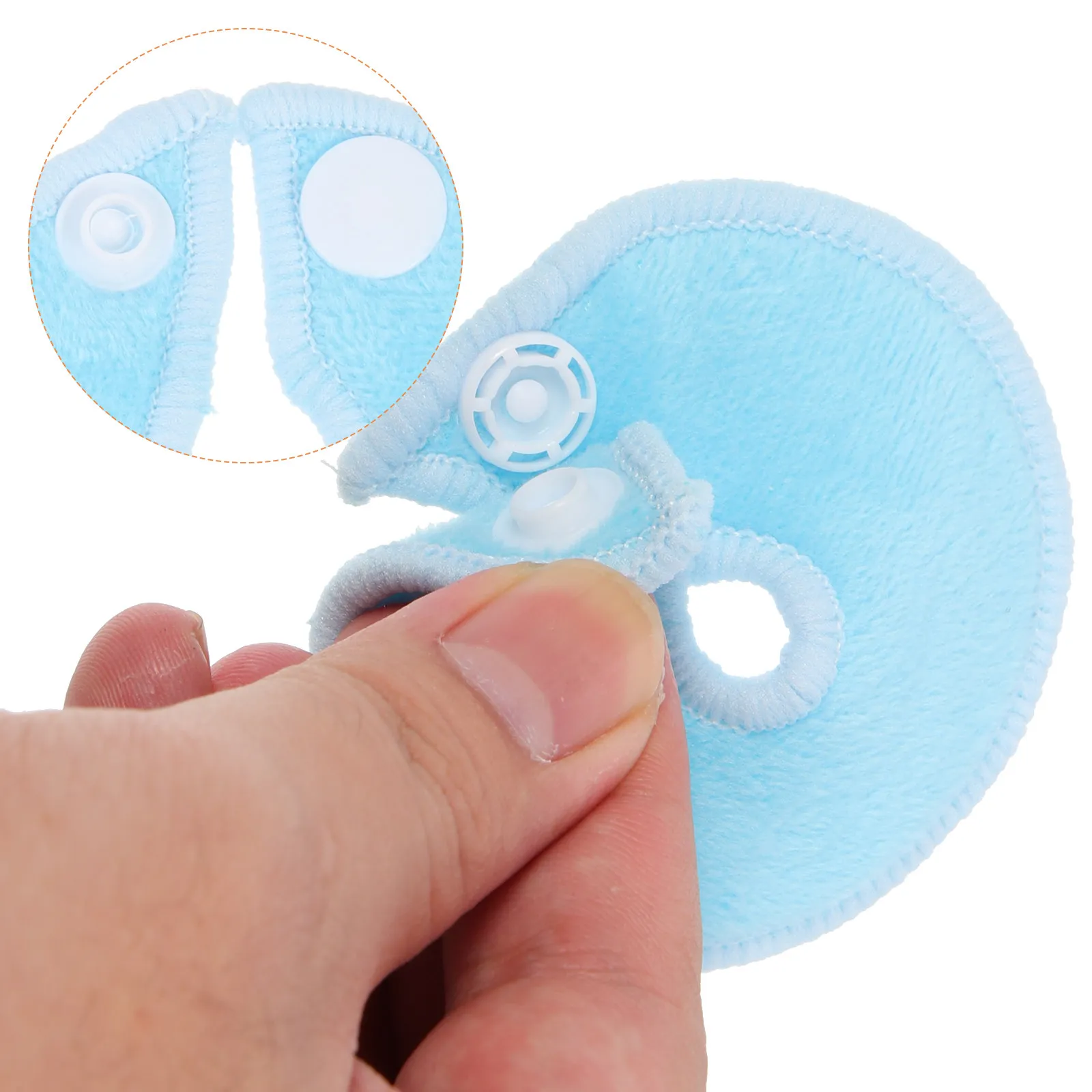

28Pcs G Shape Tube Button Pads Skin Friendly Supple Covers Nursing Abdominal Feeding Tube Holder Reusable Washable Protective