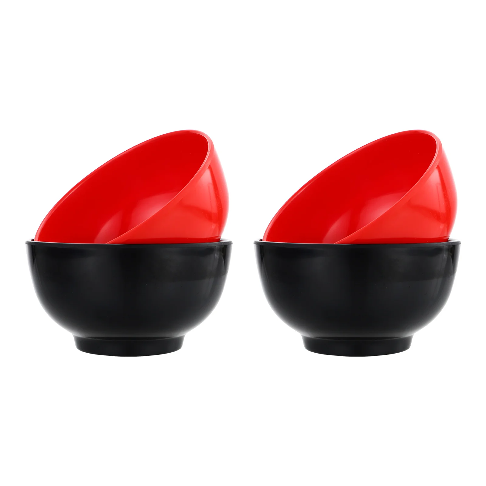 

4 Pcs Melamine Small Bowls Safe Easy Clean Suitable Soup Noodle Fruit Salad Household Kitchen Bar Utensils