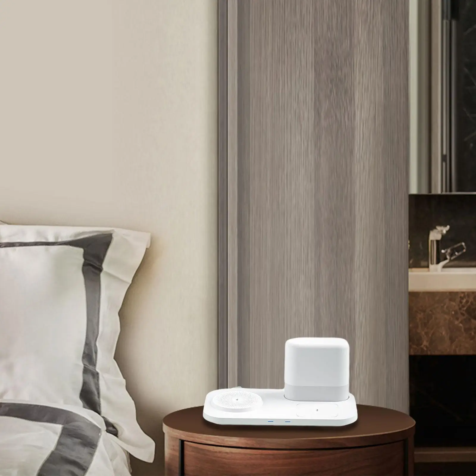 Luz noturna carregador sem fio peças centrais de mesa presente de aniversário decoração tipo c interface candeeiro de mesa decoração para casa lâmpada de cabeceira