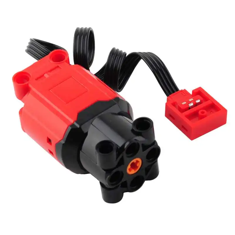 Imagem -03 - Aumentado Vermelho l Servo Motor Compatível com Legoeds Funções de Energia Moc Peças Blocos de Construção Peças