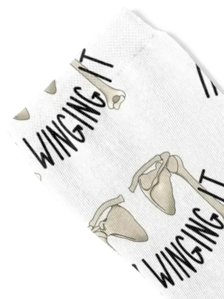 I’m Winging It Socks custom sports Hiking boots Stockings compression Women's Socks Men's