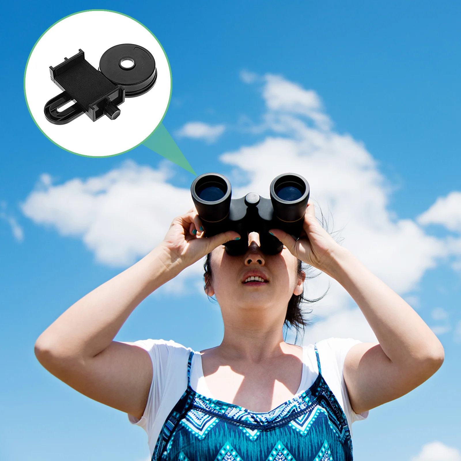 

Phone Holder For 55-98Mm Adjustable Mount For Monocular Telescope Photography Adapter Clip Camping Hiking