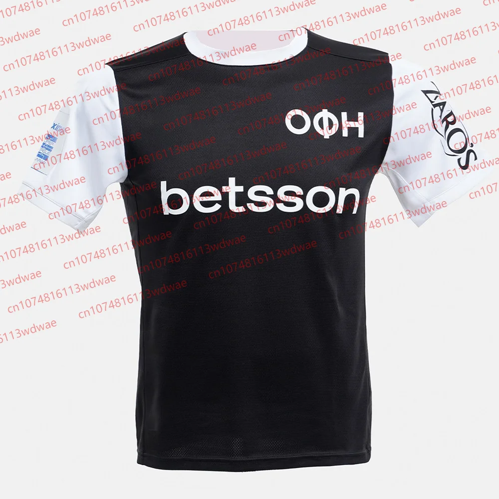 اليونان كرة القدم الرجال كرة القدم جيرسي اليونان التجفيف السريع OFI كريت جيرسي عدة طبعة خاصة كرة القدم 25-26 الكبار/أطفال جيرسي