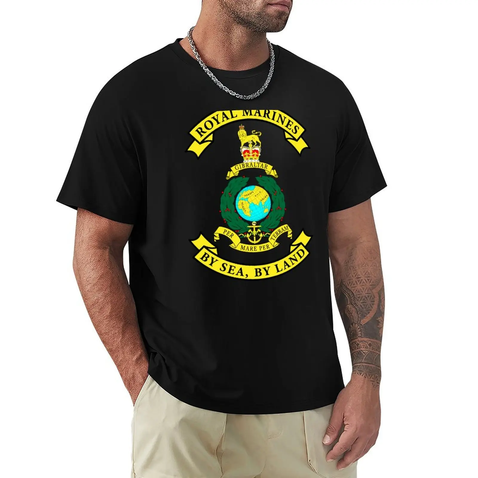 Royal Marines T-Shirt Casual Light Summer Short Sleeve Top