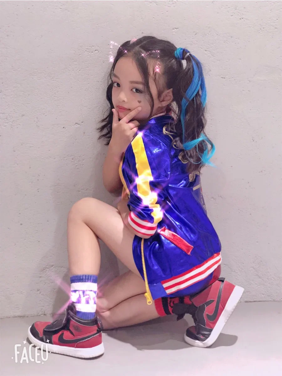 أعلى جودة الفتيات الانتحار هارلي كوين تأثيري ازياء فرقة الوحش مخيط سترة السراويل مجموعات زي الهالوين #2