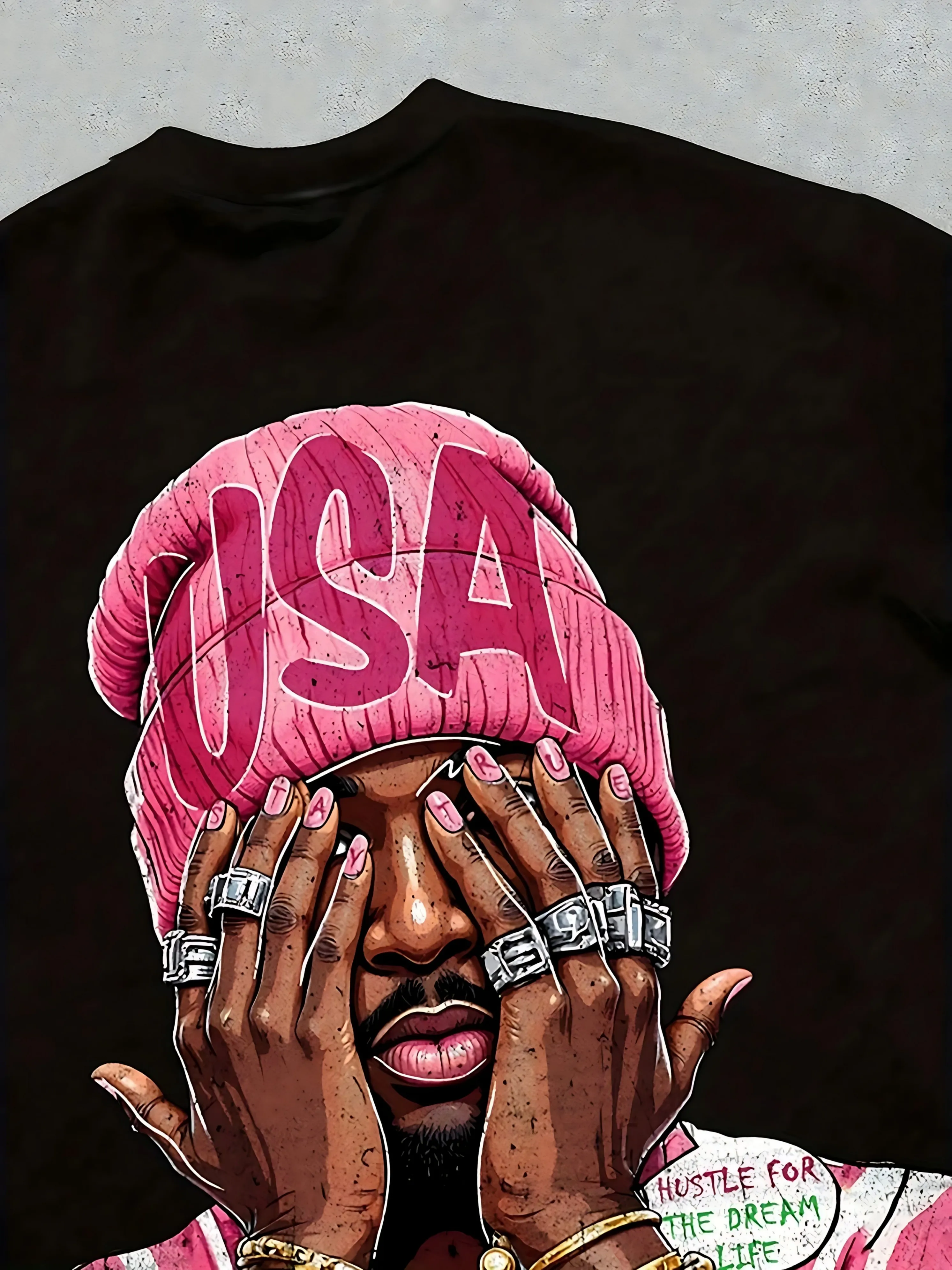 يتميز القميص الرجالي الجديد لصيف 2025 بطباعة ثلاثية الأبعاد كاجوال عصرية ومريحة وناعمة وجيدة التهوية