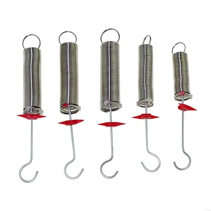 

5Pcs Educational Helical Springs Hooke's Law Physics Experiment Springs for Student Hands on Learning Classroom Teaching F19E